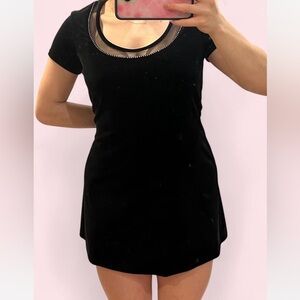 Black Velvet mini dress